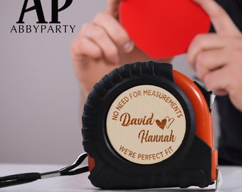 Personalized Measuring Tape, Custom Engraved Tape Measure, Valentine's Day Gift, Anniversary Gift, Gift For Him, Gift for Husband, Boyfriend