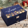 Custom Velvet Jewelry Box, Large Jewelry Box with Drawer, Jewelry Organizer, Women Storage Box, Jewelry Display, Xmas Gift, Gift for Her-DE product logo