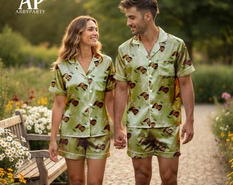 Personalized Couple Matching Pajamas, Valentine's Day Gift, Anniversary Pajamas Gifts, Family Pajamas, Womens Pajamas, Mens Pajamas, Pjs Set