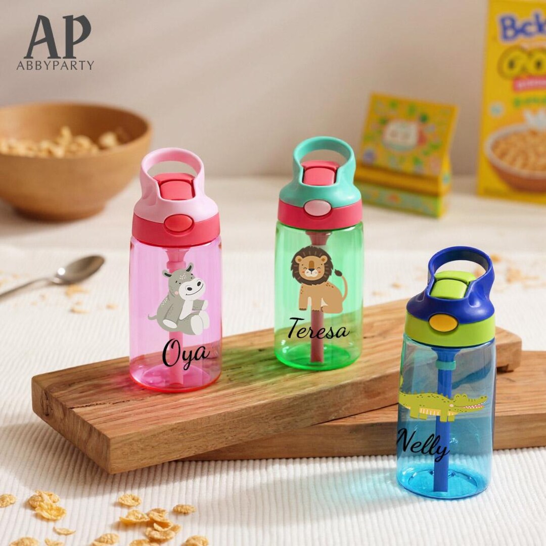 Custom Kids Water Bottle Back To School Drinkware Animal Bottle For 
