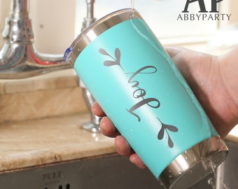 Custom 20oz Insulated Tumbler,Personalized Name Tumbler, Laser Engraved Tumbler,Monogram Coffee Mug, Tumbler with lid, Custom Travel Mugs