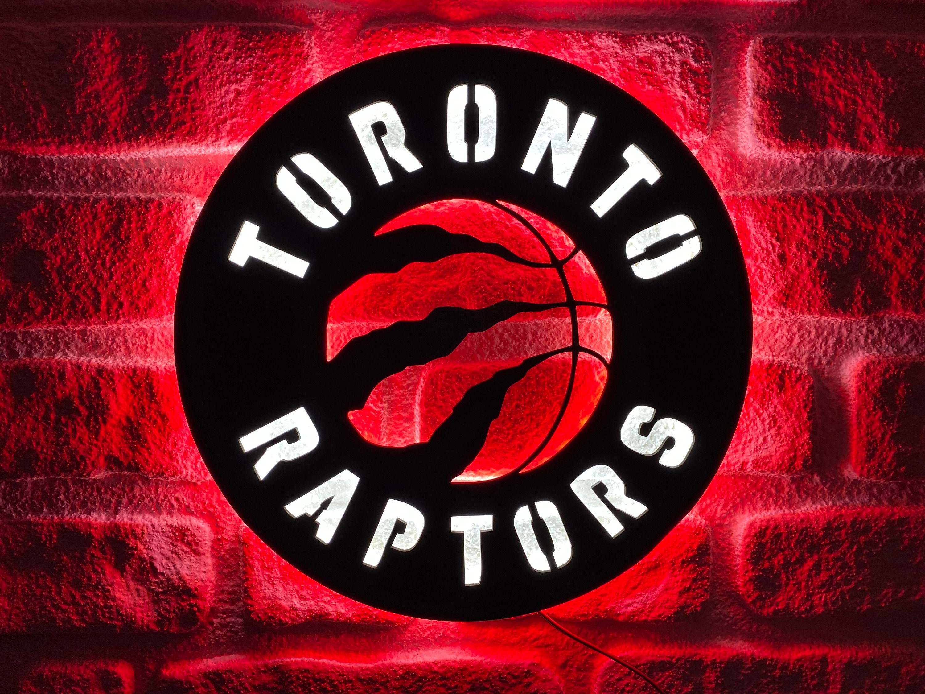 Toronto Raptors, LED Basketball Sports Fan Lamp, Custom Made Night Light,  Personalized Free, 16 Color Option, Featuring Licensed Decal 