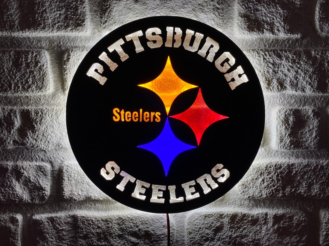 Pittsburgh Steelers, Pittsburg Steelers Led Sing, Led Desing Wall Art