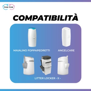 Recharges parfumées compatibles avec les mangeurs de couches Foppapedretti Pig, AngelCare, LitterLocker, II Capacité 1600 couches image 4