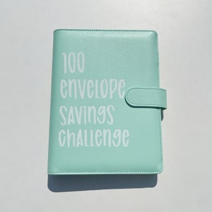 100 Envelope Challenge Binder, 100 Envelopes Money Saving Challenge Binder, Budget Book With Cash Envelopes, With Cash Envelopes