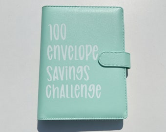 100 Envelope Challenge Binder, 100 Envelopes Money Saving Challenge Binder, Budget Book With Cash Envelopes, With Cash Envelopes