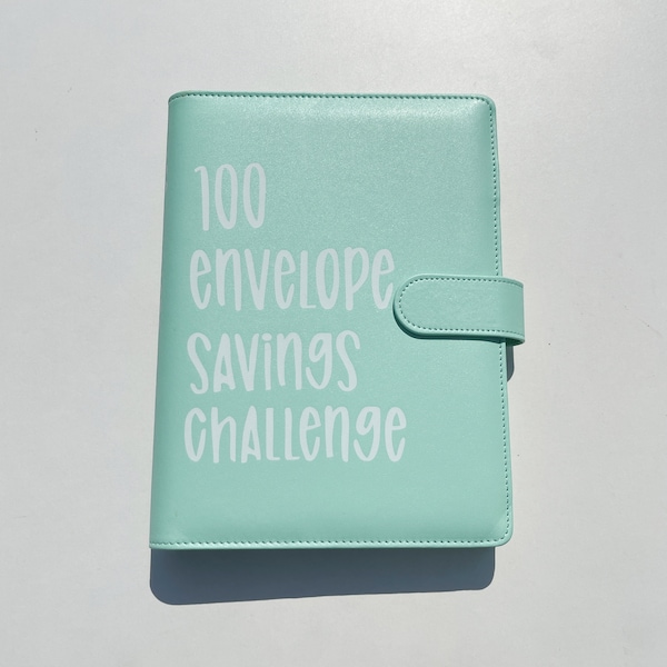 100 Envelope Challenge Binder, 100 Envelopes Money Saving Challenge Binder, Budget Book With Cash Envelopes, With Cash Envelopes