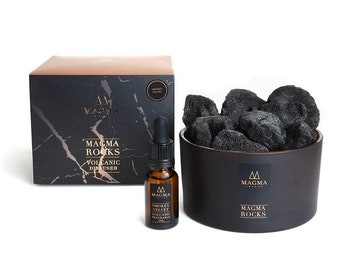 MAGMA ROCKS Smokey Velvet Volcanic Rock Diffuser