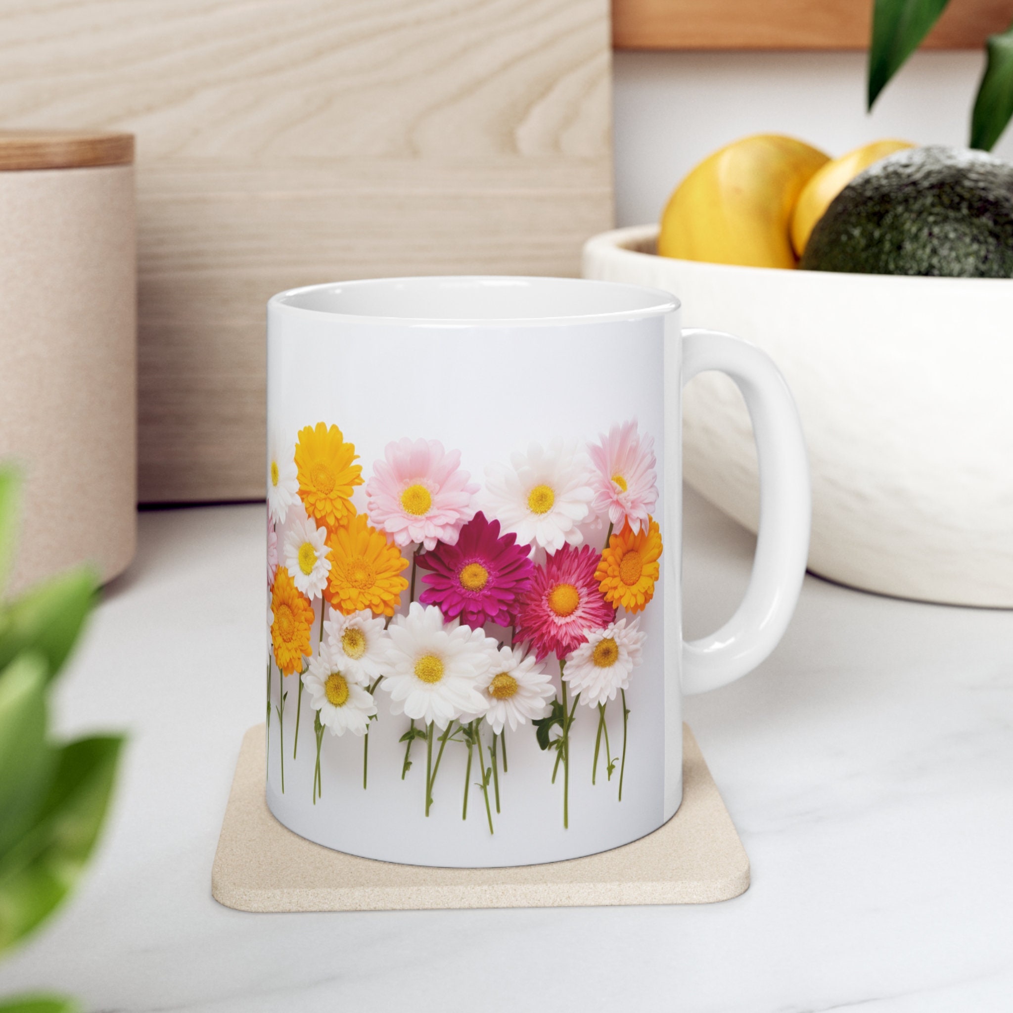 GSPY Daisy Iced Coffee Cup, 16oz Glass Cups with Lids and Straws, Daisy  Gifts for Women - Flower Mug…See more GSPY Daisy Iced Coffee Cup, 16oz  Glass