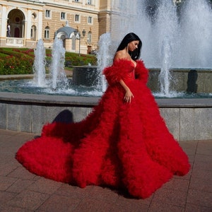 Evening gown with detachable skirt on sale