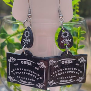 Ouija board earrings/ Halloween earrings/ Dangle Earrings