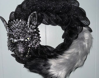 wolf wreath