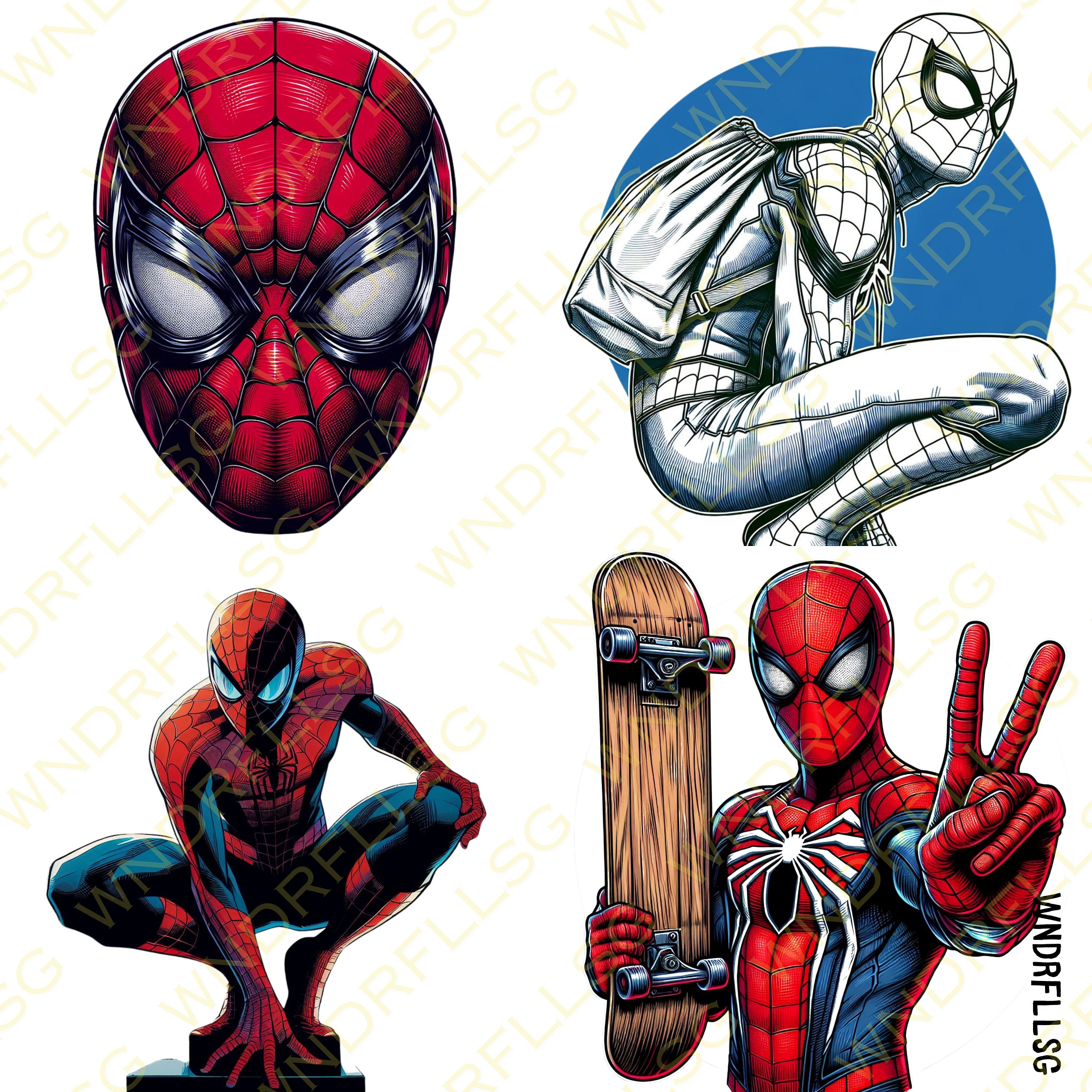 Spiderman Png, Spiderman Bundle, Cut File Cricut, Silhouette Cameo Spiderman Png, Spiderman Bundle, Cut File Cricut, Silhouette Cameo