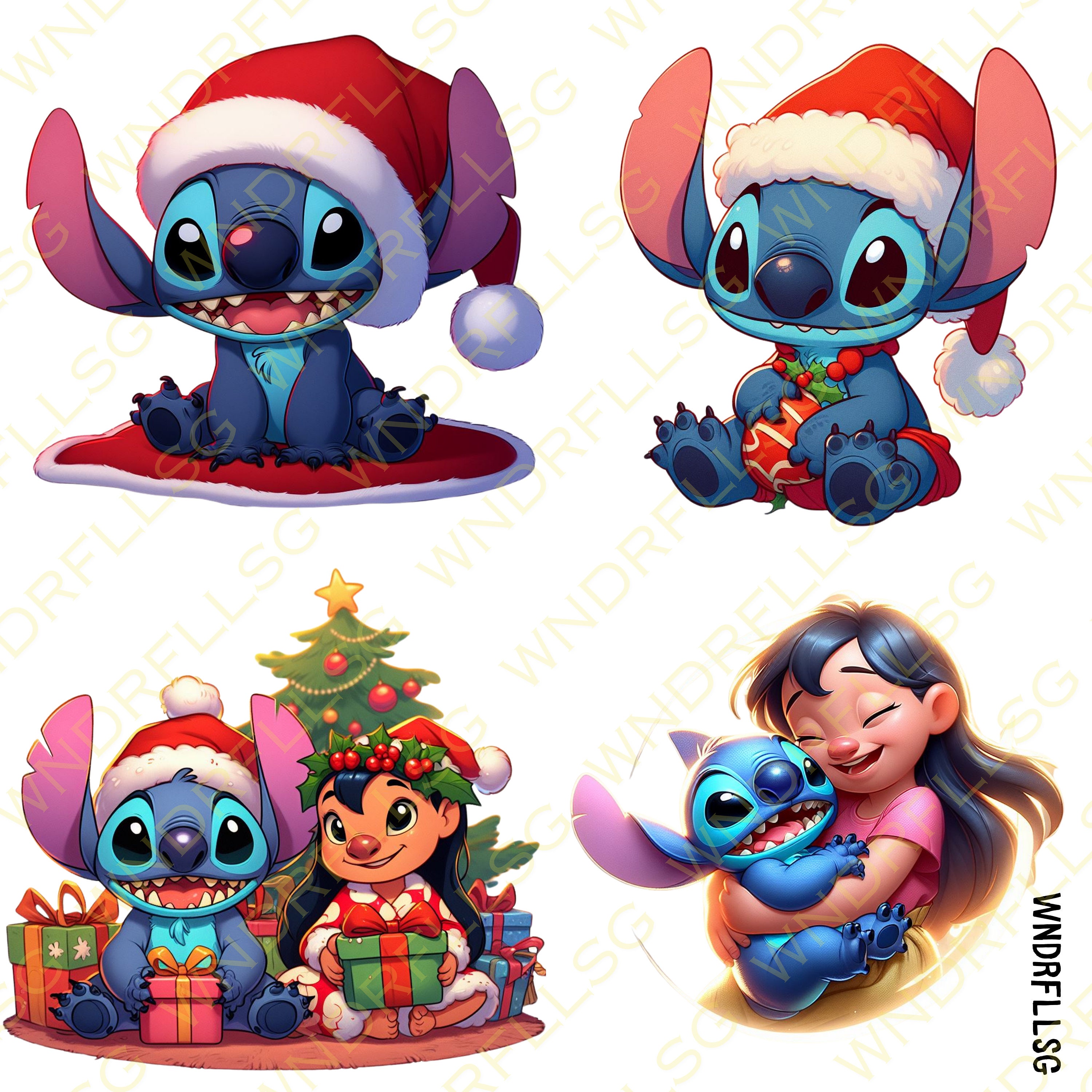Christmas Lilo and Stitch, Christmas Png, Lilo and Stitch Clipart Png, Stitch Clipart, Stitch ...