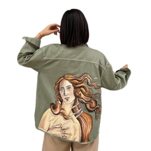 Custom Denim Jacket with Personalized Embroidery | Handmade & Unique Designs | Perfect Gift Idea | Anniversary Gift | Christmas Gift