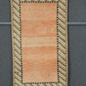Rug 3x5, TURKISH RUG 3x5, Turkish Wool Rug, Handmade Oushak Rug, Anatolian Rug, Oushak Rug, Pastel Color Rug, 2&#39;10 x 5&#39;1 Feet Rug, Decor Rug