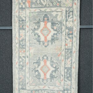 Rug 3x5, TURKISH RUG 3x5, Wool Turkish Rug 3x5, Handmade 3x5 Rug, Anatolian Rug, Gray Oushak Rug, Turkey Rug, 3x5 Feet Rug, Home Decor Rug