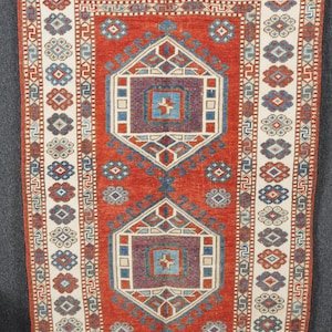 3 x 5 Rug, TURKISH RUG 3x5, Turkish Rug 3x5,Handmade 3x5 Rug, Anatolian Rug 3x5, Rug, 3x5 Red Rug, Turkey Rug, 3x5 Wool Rug, Boho Decor Rug