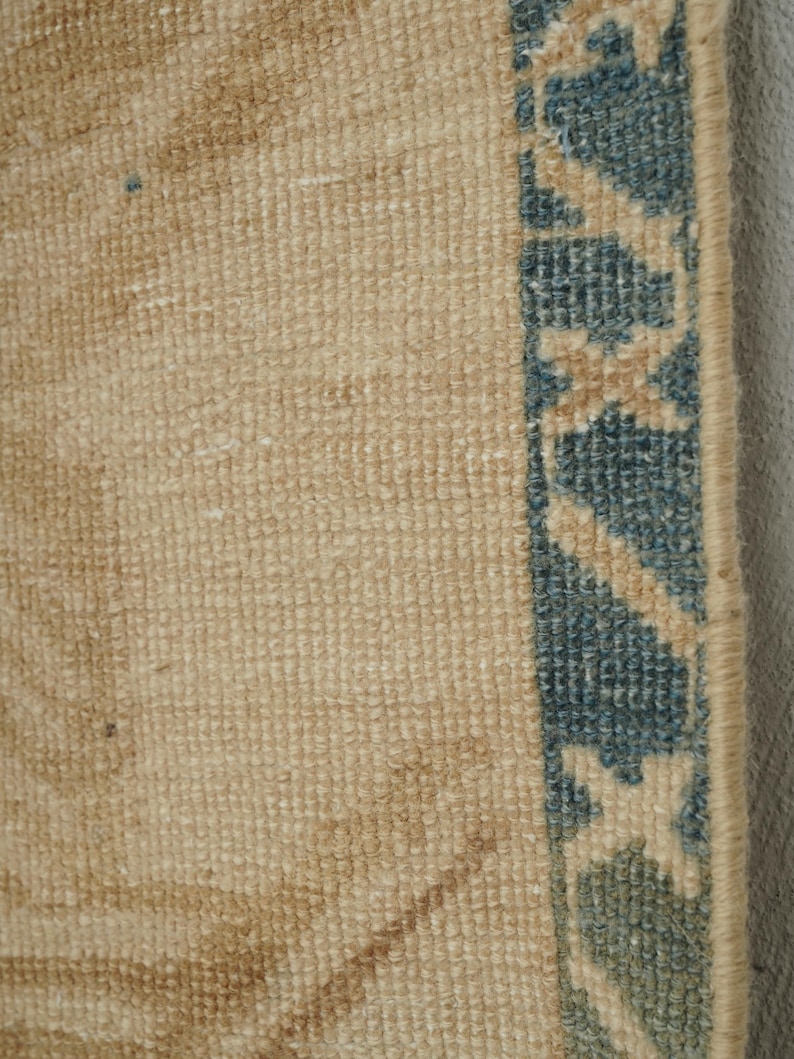 3x9 Runner Rug, 3x9 Oushak Runner Rug, Home Decor Rug, Pastel Blue ...