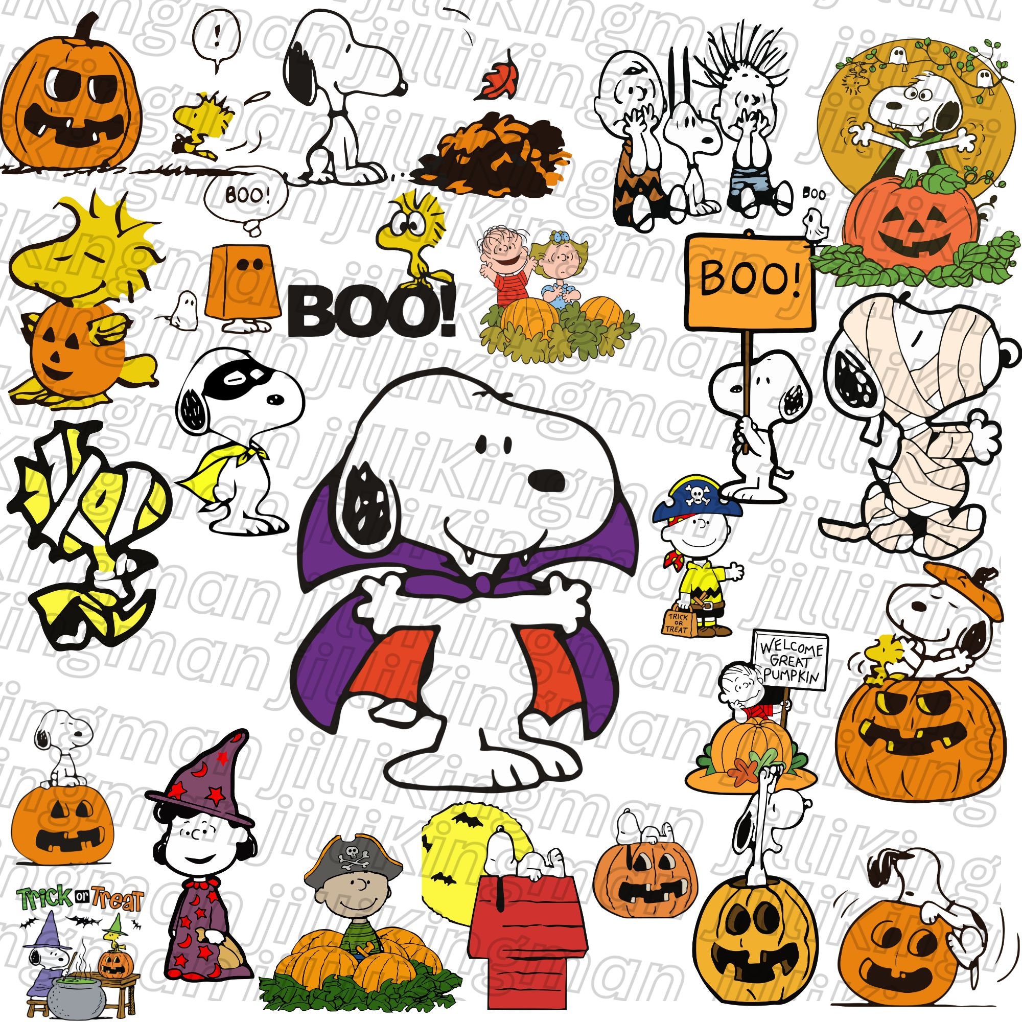 Snoopy halloween clip art