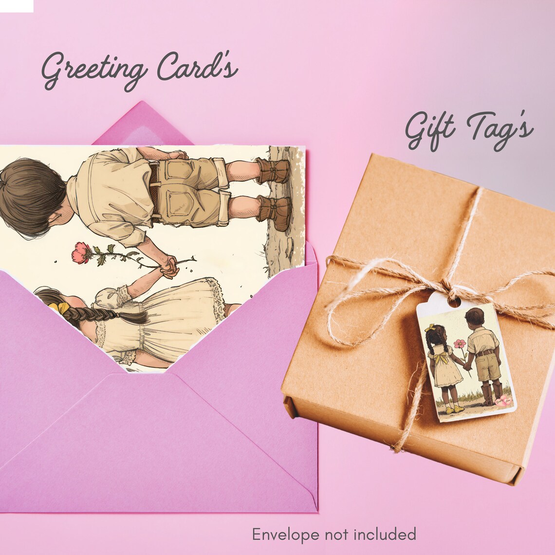 printable-vintage-valentines-day-card-bundle-set-nostalgic-childrens-love-cards-downloadable