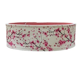 Cherry Blossom Lever Belt | Weightlifting Belt | All Training Purpose Lever Belt | Gym Belt | Best Back Support Belt|Hand made use