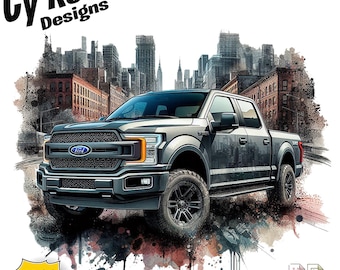 2024 Ford F-150 Sublimation Print: Tumbler & Shirt Design (Digital Download)