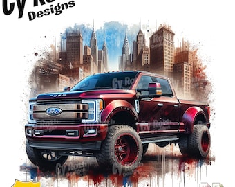 2020 Ford F-350 Sublimation Dtf DTG Print File and BONUS Tumbler File