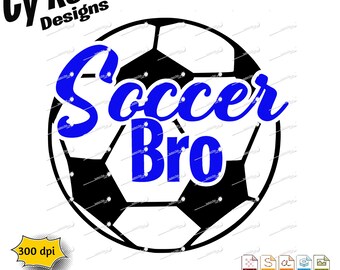 Archivo SVG "Soccer Bro": Archivo de corte para Cricut y Silhouette (Descarga digital)