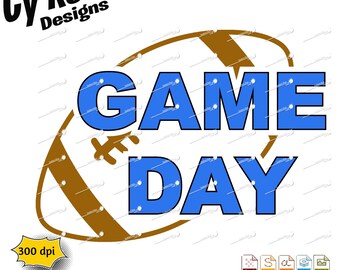SVG para el día del partido de fútbol: Archivo de corte para Cricut y Silhouette (descarga digital)