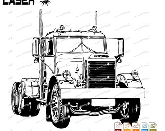 1942 Freightliner svg png cut file