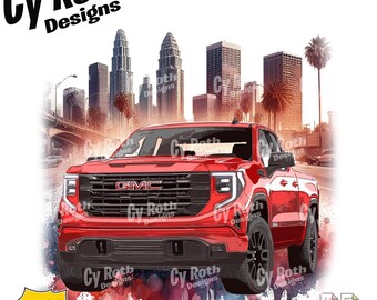 2024 GMC Sierra Sublimation dtf, dtg Print File and BONUS Tumbler File
