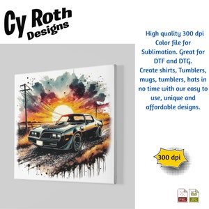 1978 Trans Am Sublimation DTF DTG Print File and BONUS Tumbler File.
Sublimation, DTF Transfer, DTG File, Print on demand, shirt, mug, tumbler, poster, key chain, canvas, wall art.