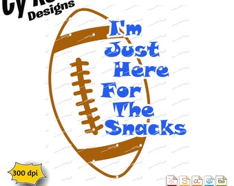 Archivo SVG de snacks de fútbol: Archivo de corte para Cricut y Silhouette (descarga digital)