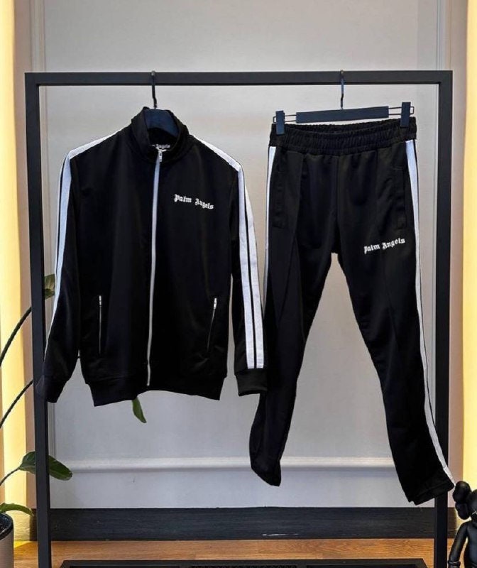 Louis Vuitton Men's Velour Velvet Luxury Sports Tracksuit Jacket Pants  Sporting