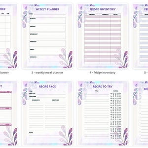 Mealtime Mastery: Elevate Your Cooking Game with Our Printable Meal Planner image 1