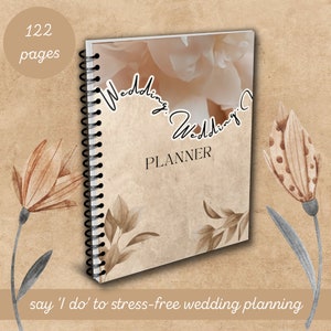 122 Page Printable Wedding Planner image 2