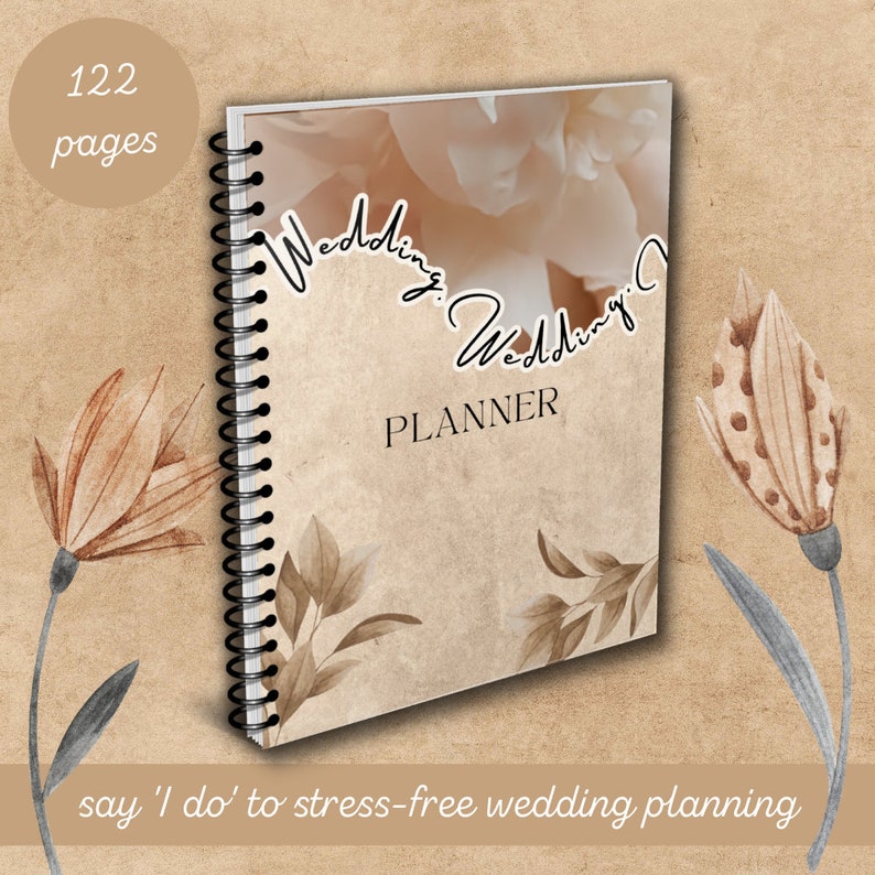 122 Page Printable Wedding Planner image 2