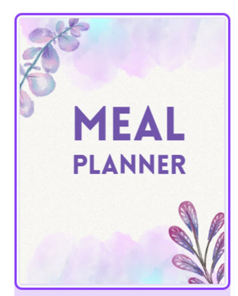 Mealtime Mastery: Elevate Your Cooking Game with Our Printable Meal Planner image 2