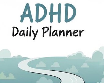 ADHD Daily Planner | Printable Habit Tracker, Time Blocking (PDF)