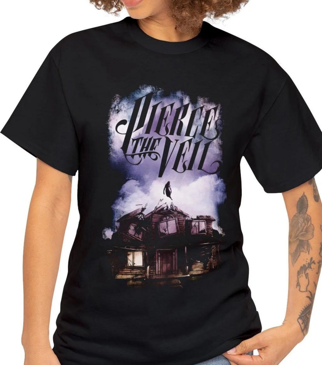 Pierce the Veil Tshirt, Metal Music Shirt, King for A Day, Hell Above, Emergency Contact