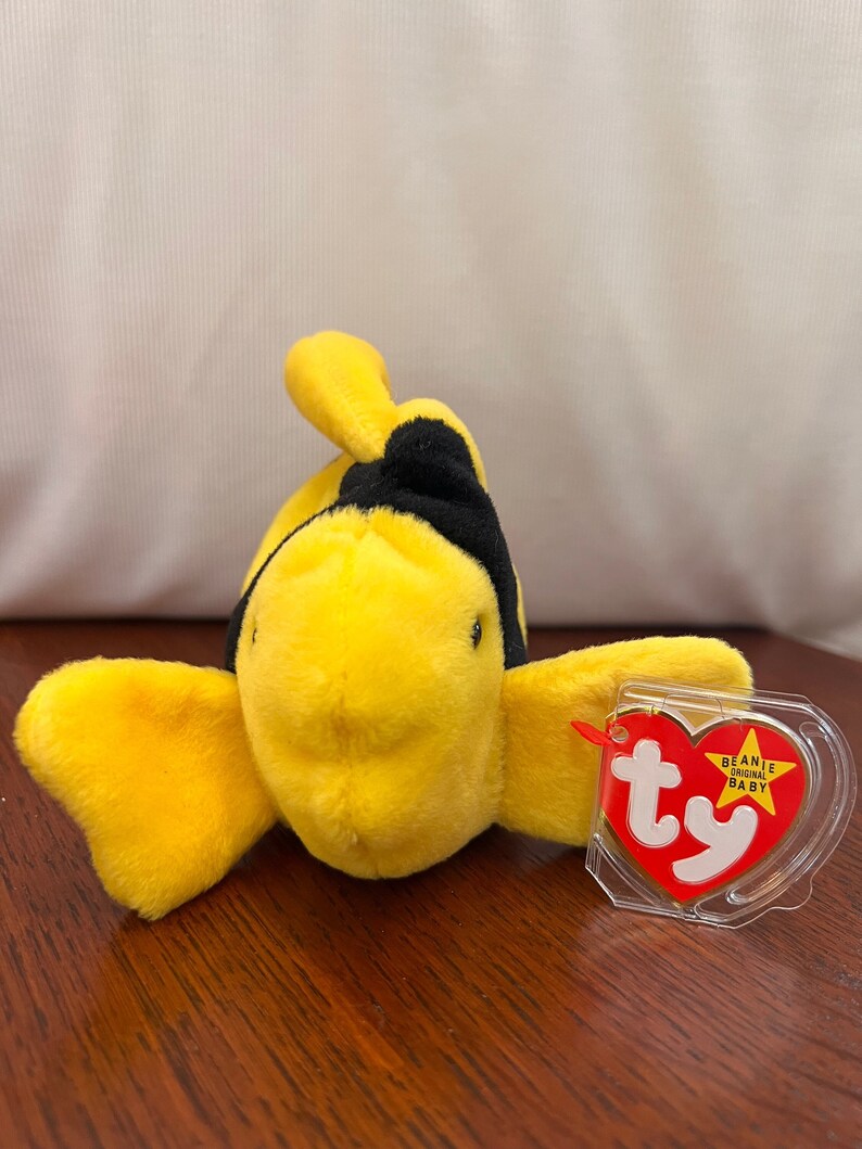 TY Beanie Baby bubbles Very Rare 1995 PVC and Mint Condition With Tag