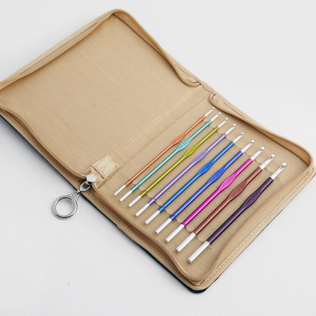 KNITPRO CROCHET Hooks ZING Set of 9 Different Size Knitpro Etsy