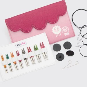 KnitPro - Conjunto de Agulhas Intercambiáveis Dreamz Mini - 5 cm (2") (200631)