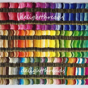 200 Anchor Embroidery Thread/Floss / Skeins in 200 Different Beautiful Colors Long Stitch cross stitch