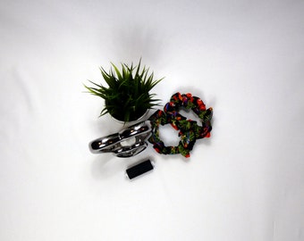 Tropical Parrot scrunchie hair tie set x 2