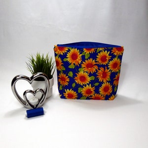 Sunflower Gift Set including Make up bag, Wash bag, WristletsKey Fobs and Scrunchies image 3