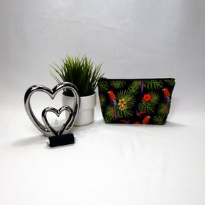 Tropical Parrot Gift Set including Make up bag, Wash bag, WristletsKey Fobs and Scrunchies image 5