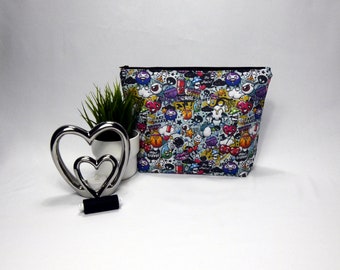 Graffiti Art Waterproof lined Wash bag