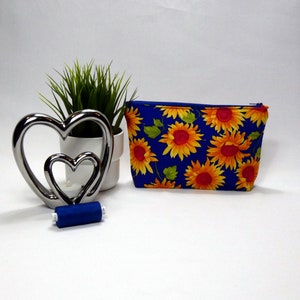 Sunflower Gift Set including Make up bag, Wash bag, WristletsKey Fobs and Scrunchies image 5